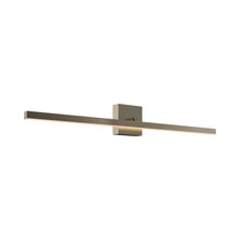 Load image into Gallery viewer, Portrait LED Vanity Wall Light in Satin Nickel (36.25-Inch).
