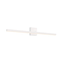 Load image into Gallery viewer, Portrait LED Vanity Wall Light in White (36.25-Inch).
