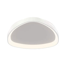 Load image into Gallery viewer, Pyra LED Flush Mount Ceiling Light in White.
