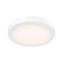 Load image into Gallery viewer, Radiance Round Indoor/Outdoor LED Flush Mount Ceiling Light in White (9.13-Inch).
