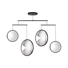 Load image into Gallery viewer, Focus LED Chandelier in Black (4-Light).
