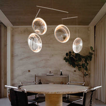 Load image into Gallery viewer, Focus LED Chandelier in living room.
