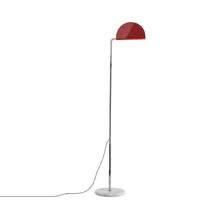 Load image into Gallery viewer, Mezzaluna LED Floor Lamp in Red.
