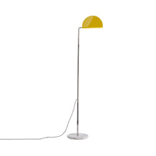Load image into Gallery viewer, Mezzaluna LED Floor Lamp in Yellow.
