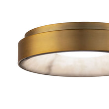 Load image into Gallery viewer, Crackle LED Flush Mount Ceiling Light in Detail.
