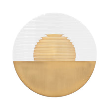 Load image into Gallery viewer, Crescent LED Wall Light in Detail.
