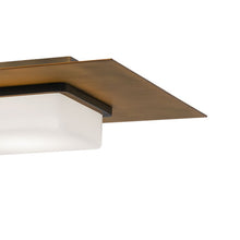 Load image into Gallery viewer, Double Decker LED Flush Mount Ceiling Light in Detail.
