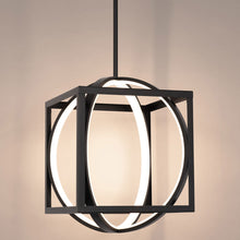 Load image into Gallery viewer, Geometrix LED Pendant Light in Detail.
