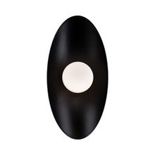 Load image into Gallery viewer, Glamour LED Vanity Wall Light in Black.
