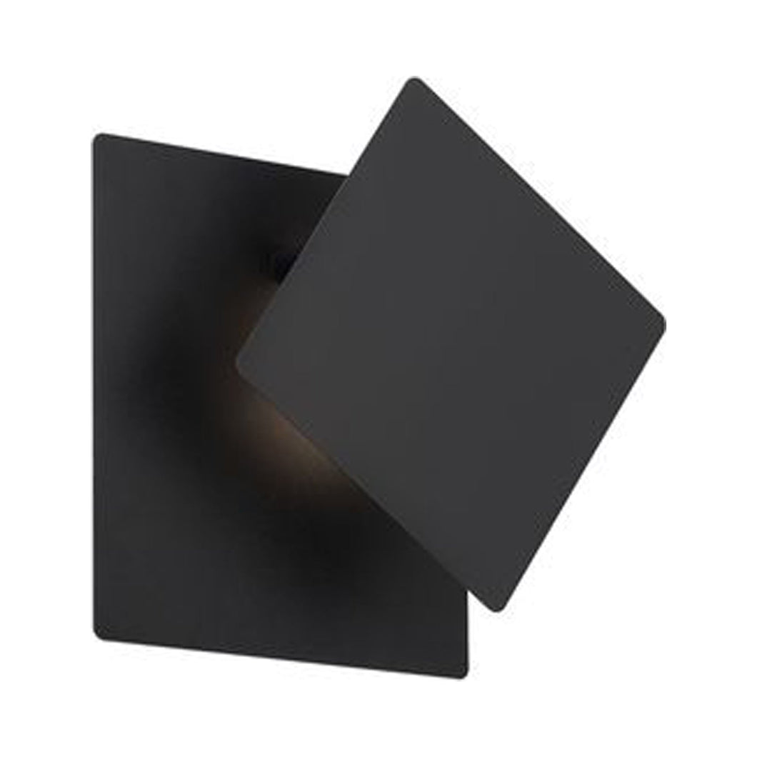 Greet LED Wall Light in Black.