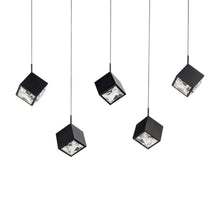 Load image into Gallery viewer, Ice Cube LED Linear Multi Pendant Light in Detail.
