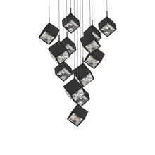 Load image into Gallery viewer, Ice Cube Square LED Multi Pendant Light in Detail.
