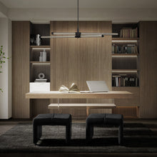 Load image into Gallery viewer, Jedi LED Pendant Light in office.
