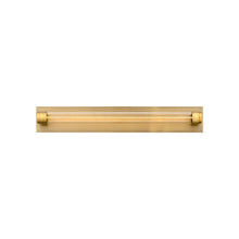 Load image into Gallery viewer, Jedi LED Vanity Wall Light in Aged Brass (20-Inch).
