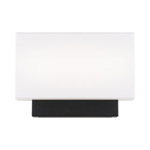 Load image into Gallery viewer, Maven LED Bath Wall Light in Black.
