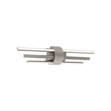 Load image into Gallery viewer, Melody LED Bath Wall Light in Brushed Nickel (22-Inch).
