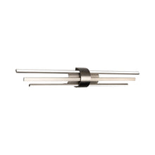 Load image into Gallery viewer, Melody LED Bath Wall Light in Brushed Nickel (32-Inch).
