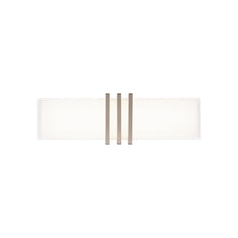 Load image into Gallery viewer, Minibar LED Vanity Wall Light in Brushed Nickel (18-Inch).
