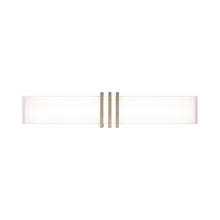 Load image into Gallery viewer, Minibar LED Vanity Wall Light in Brushed Nickel (28-Inch).
