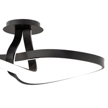 Load image into Gallery viewer, Mobius LED Flush Mount Ceiling Light in Detail.
