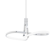 Load image into Gallery viewer, Mobius LED Pendant Light in Chrome.
