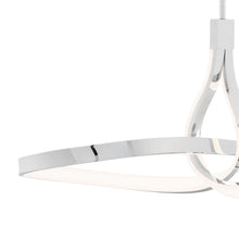 Load image into Gallery viewer, Mobius LED Pendant Light in Detail.
