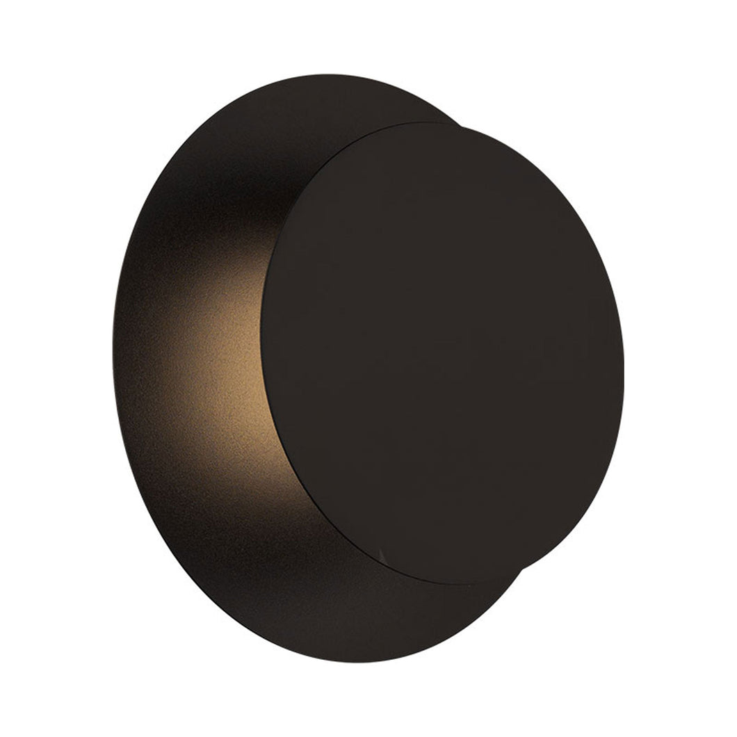 Moonglow LED Wall Light in Black.