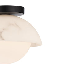 Load image into Gallery viewer, Moonstone LED Flush Mount Ceiling Light in Detail.
