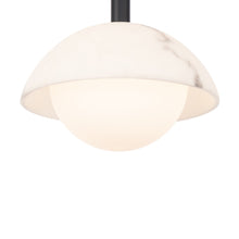 Load image into Gallery viewer, Moonstone LED Pendant Light in Detail.
