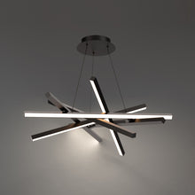 Load image into Gallery viewer, Parallax 731 LED Chandelier in Detail.

