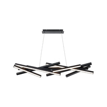 Load image into Gallery viewer, Parallax LED Chandelier in Black (Small).
