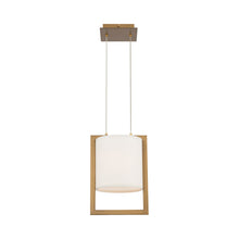 Load image into Gallery viewer, Park Avenue LED Mini Pendant Light in Aged Brass (12-Inch).
