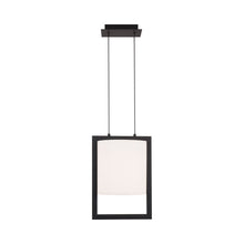 Load image into Gallery viewer, Park Avenue LED Mini Pendant Light in Black (12-Inch).
