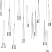 Load image into Gallery viewer, Quill LED Linear Multi Pendant Light in Detail.
