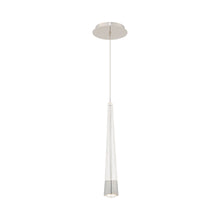 Load image into Gallery viewer, Quill LED Mini Pendant Light in Chrome.

