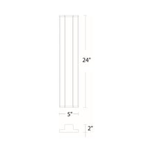 Load image into Gallery viewer, Revels Outdoor LED Wall Light - line drawing.
