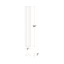 Load image into Gallery viewer, Revels Outdoor LED Wall Light - line drawing.
