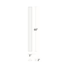 Load image into Gallery viewer, Revels Outdoor LED Wall Light - line drawing.
