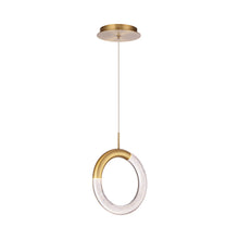 Load image into Gallery viewer, Ringlet LED Pendant Light in Detail.
