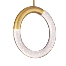 Load image into Gallery viewer, Ringlet LED Pendant Light in Detail.
