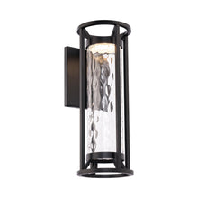 Load image into Gallery viewer, Roslyn Outdoor LED Wall Light in Detail.
