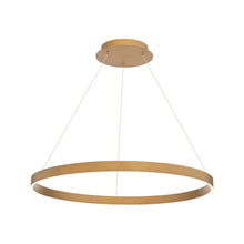 Load image into Gallery viewer, Sirius LED Pendant Light in Aged Brass (30.38-Inch).
