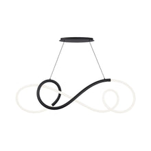 Load image into Gallery viewer, Solo LED Pendant Light in Black (48-Inch).
