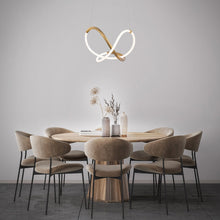 Load image into Gallery viewer, Solo LED Pendant Light in dining room.
