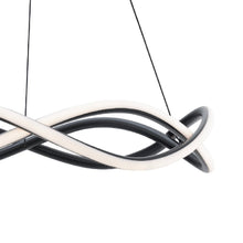 Load image into Gallery viewer, Swerve LED Chandelier in Detail.
