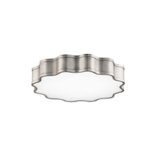 Load image into Gallery viewer, Vaughan LED Flush Mount Ceiling Light in Brushed Nickel (Small).
