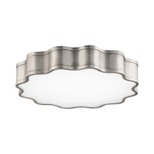 Load image into Gallery viewer, Vaughan LED Flush Mount Ceiling Light in Brushed Nickel (Large).
