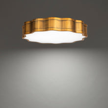 Load image into Gallery viewer, Vaughan LED Flush Mount Ceiling Light in Detail.
