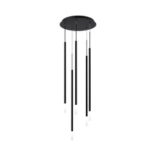 Load image into Gallery viewer, Viggo Round LED Multi Pendant Light (32-Inch/5-Light).
