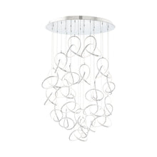 Load image into Gallery viewer, Vornado LED Multi Pendant Light in Chrome (21-Light).
